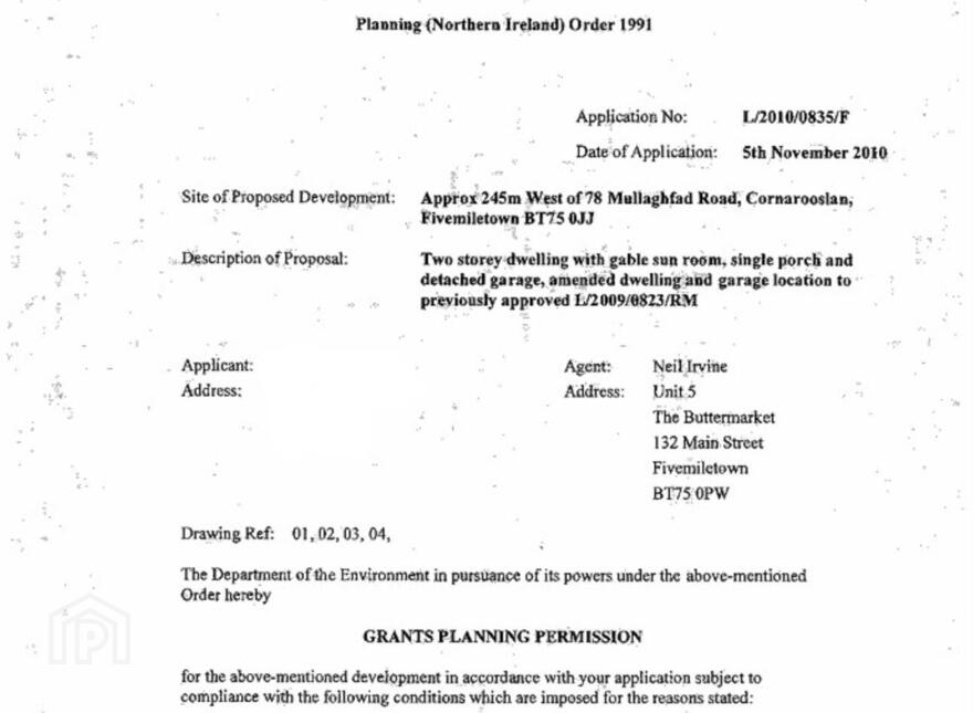Building Site, Fpp, Mullaghfad Road, Fivemiletown, BT75 0JJ