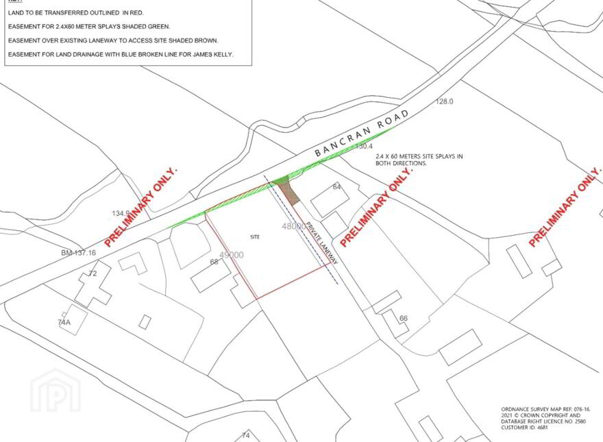 Building Site Adjacent To, 68 Bancran Road, Draperstown, Magherafelt, BT45 7DA