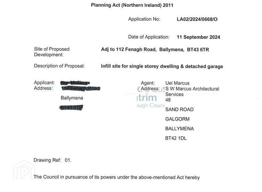 Site At, 112 Fenagh Road, Ballymena, BT43 6TR