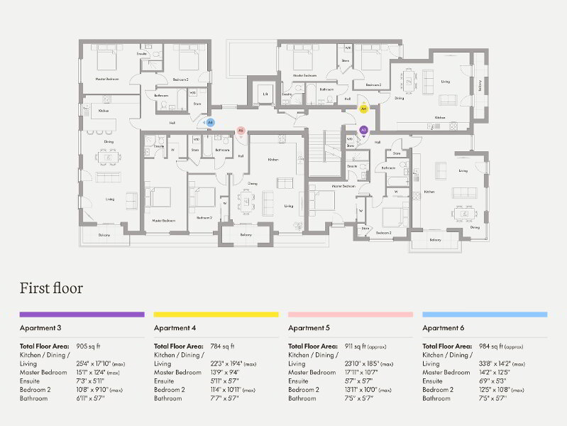 Floorplan 1 of First Floor, One Three One, 131 North Road, East Belfast, Bt4 3dj