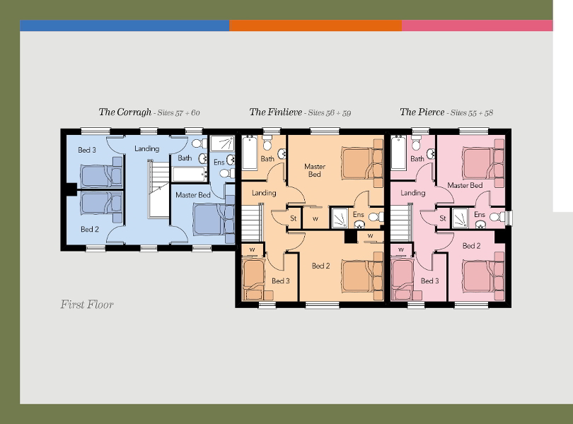 Floorplan 2 of The Corragh, The Finlieve & The Pierce, Shimna Mile, Newcastle