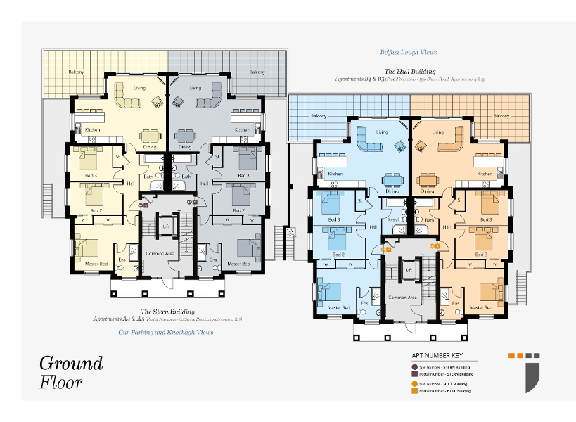 Floorplan 1 of The Hull Building B4 & B5, Water's Edge, Shore Road, Greenisland