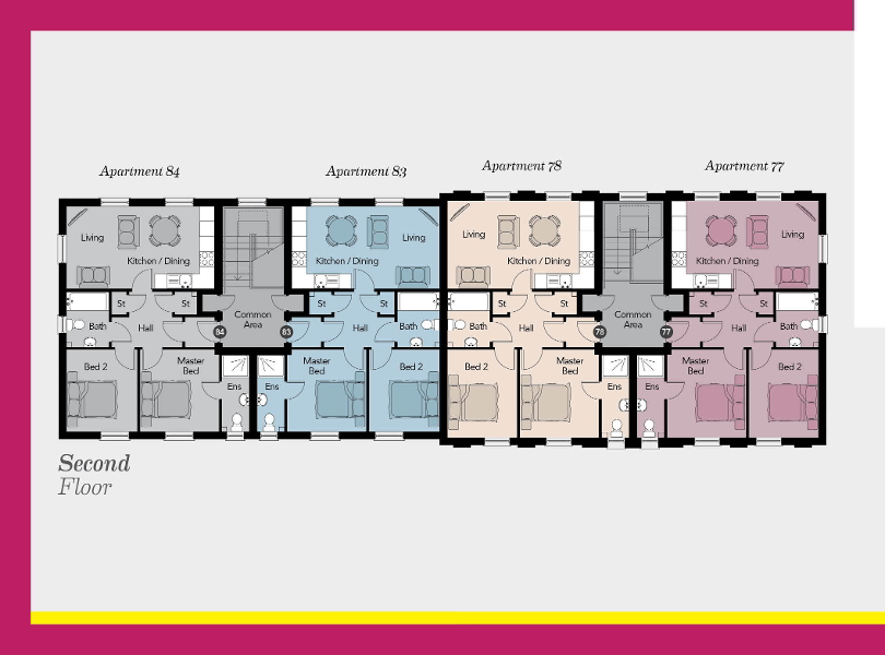 Floorplan 3 of The Oakdale Apartments, Enler Village, Newtownards Road, Comber Bt23 5Zw