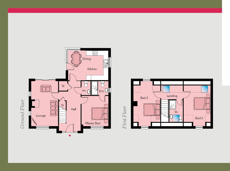 Floorplan 1 of The Binnian, Shimna Mile, Newcastle