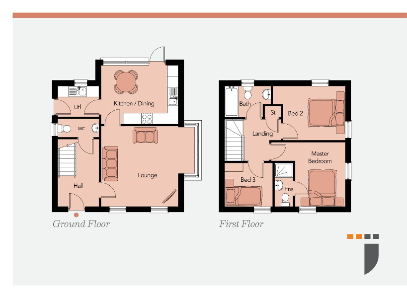 Floorplan 1 of The Beatty, Enler Village, Newtownards Road, Comber Bt23 5zw