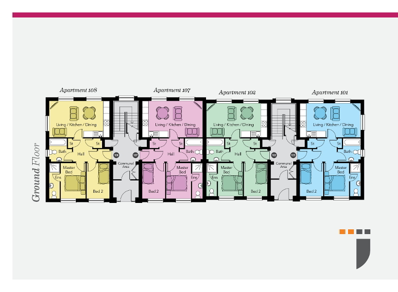 Floorplan 3 of The Walcott, Enler Village, Newtownards Road, Comber Bt23 5zw