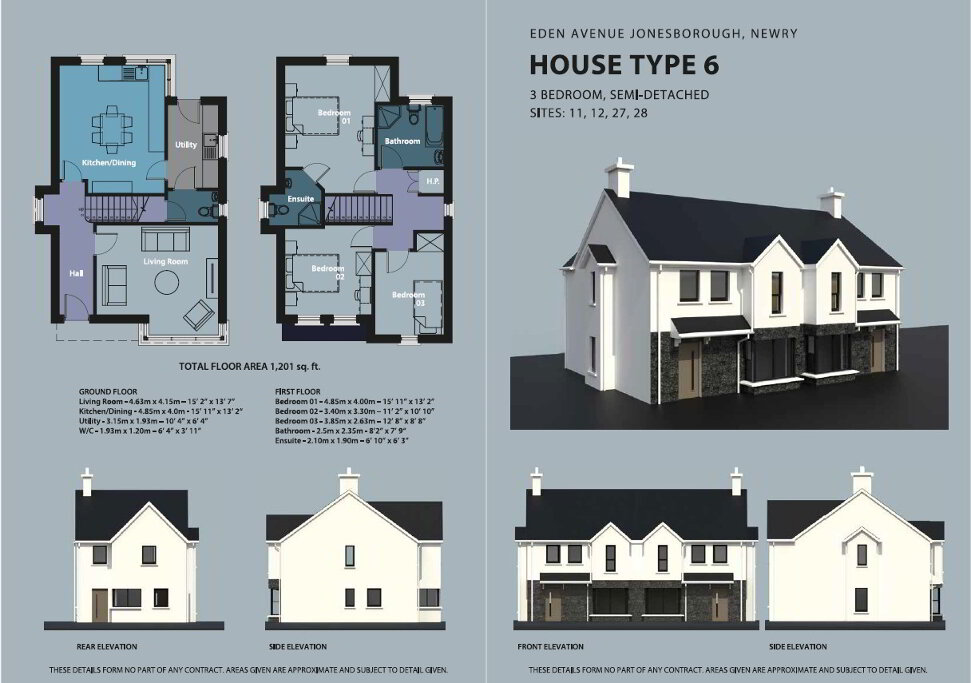 Photo 1 of House Type 6, Eden Avenue, Jonesborough, Newry