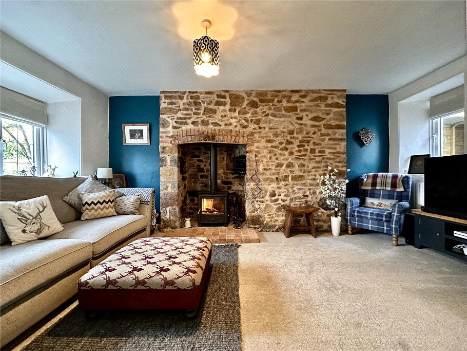 Living Room w/Fire