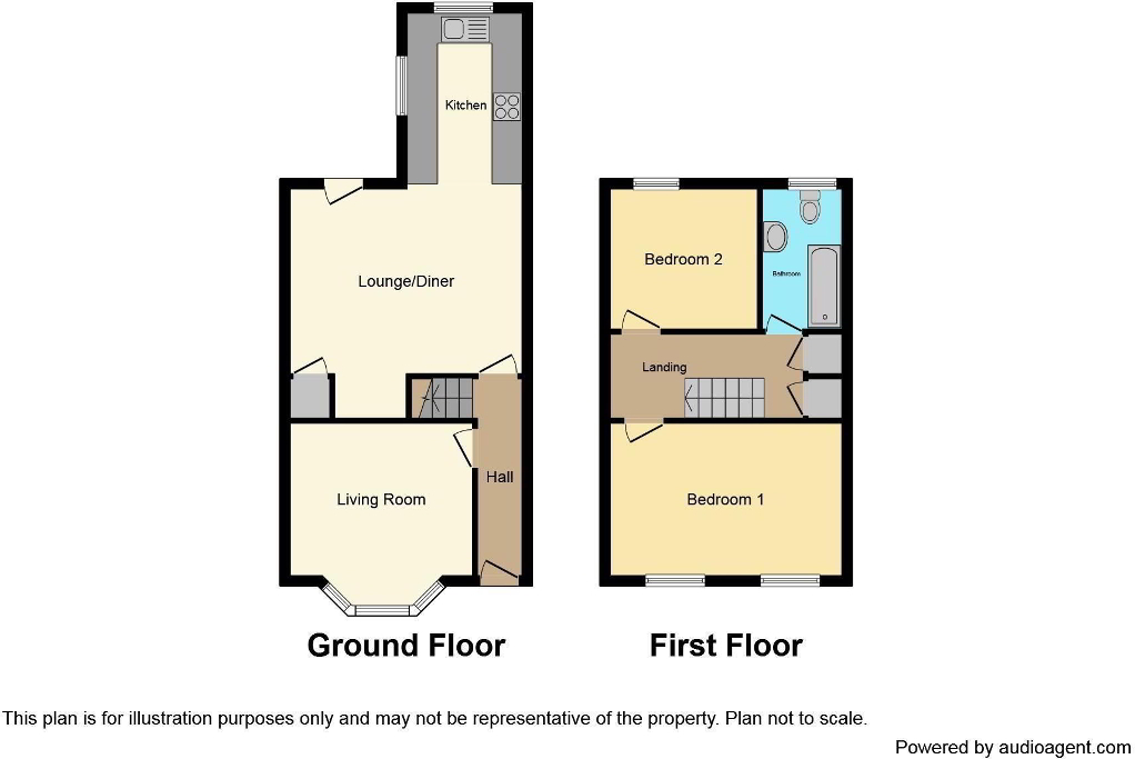 Floorplan 1 of East The Water, Bideford