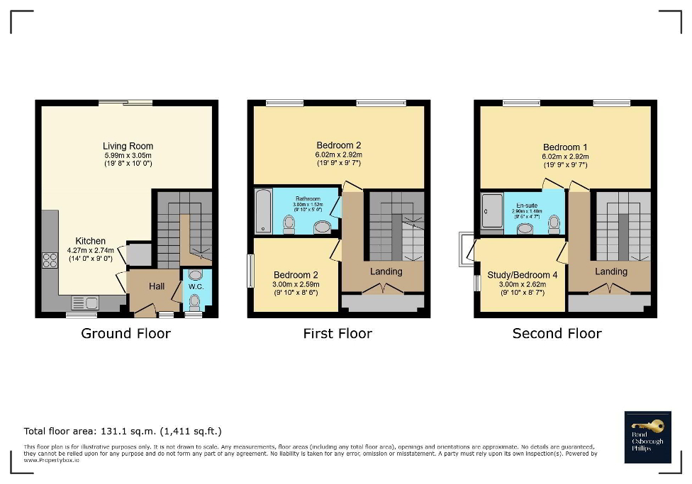 Floorplan 1 of Crowbeare Meadow, Torrington