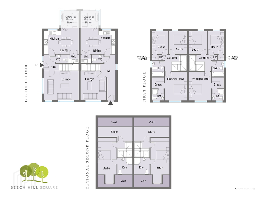 Floorplan 1 of The Fairley (f, F1), Beech Hill Square, Ballyboley Road, Larne