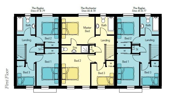 Floorplan 1 of The Raglan & Rochester, Foxleigh Meadow, Charlotte Street, Ballymoney