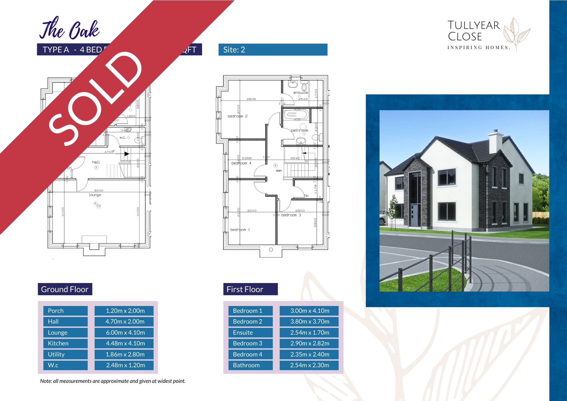 Floorplan 1 of The Oak, Tullyear Close, Rathfriland Road, Banbridge