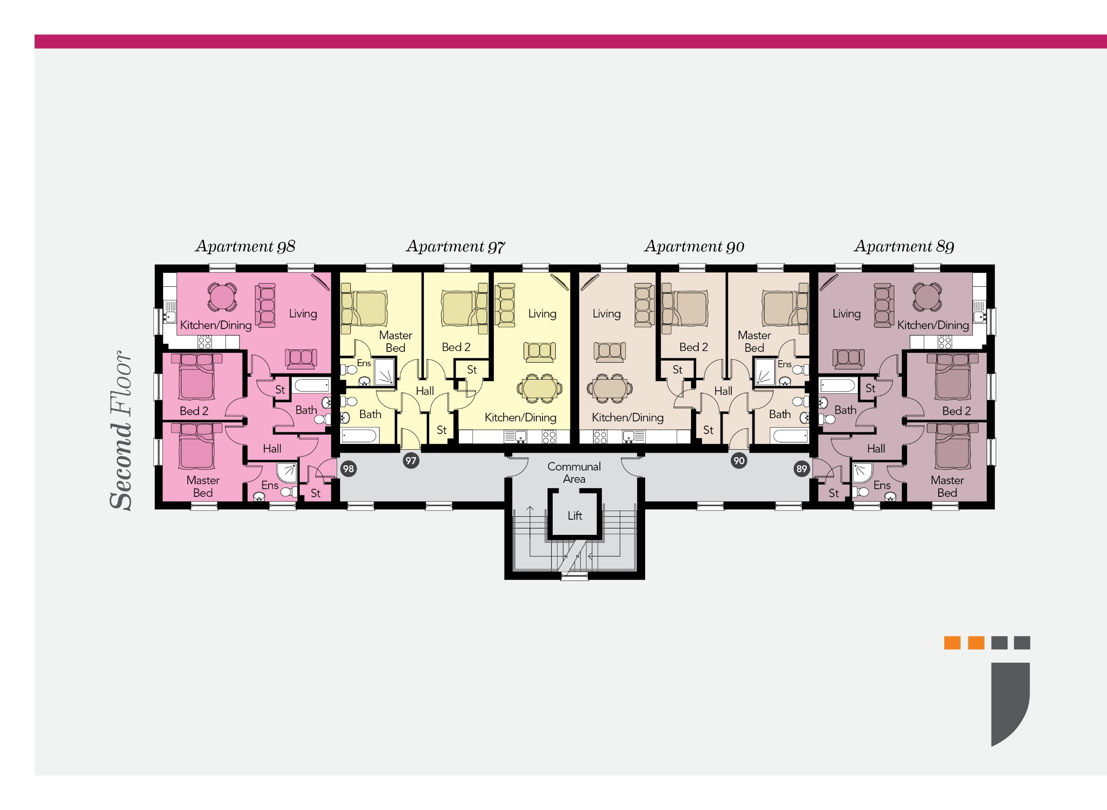 Floorplan 1 of The Malmesbury Apartments, Enler Village, Newtownards Road, Comber, Bt23 5zw