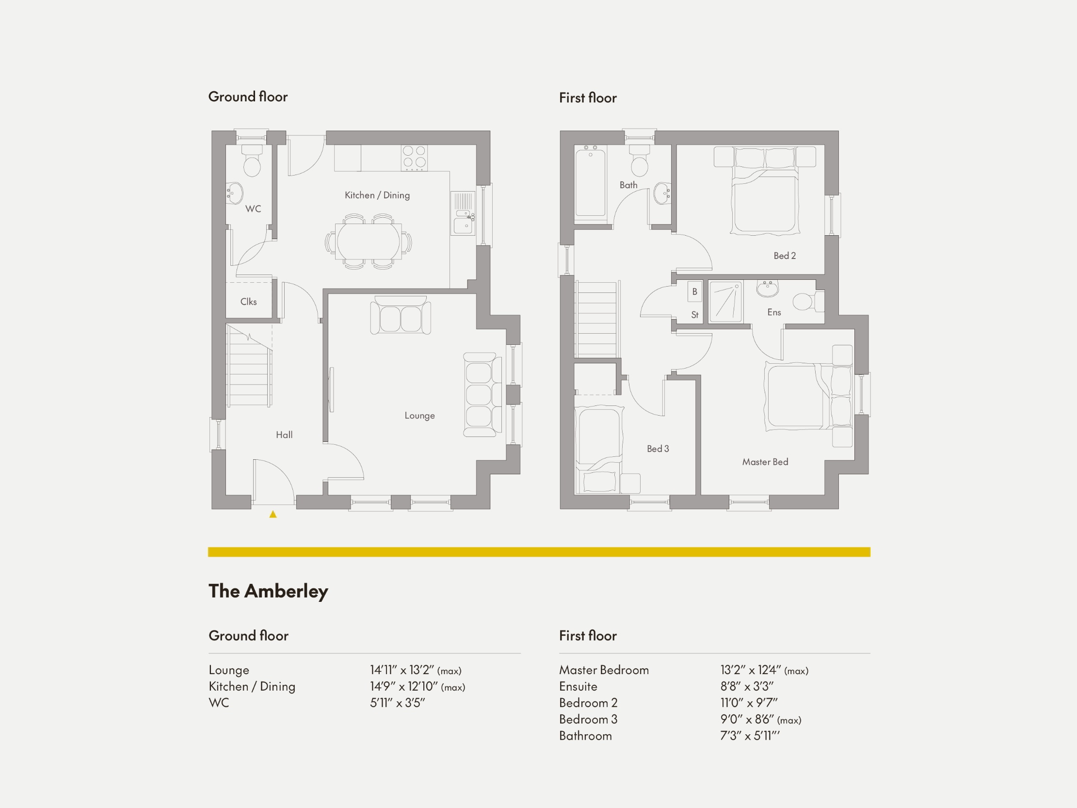 Floorplan 1 of The Amberley, Foxleigh Meadow, Charlotte Street, Ballymoney, Bt53 6fe