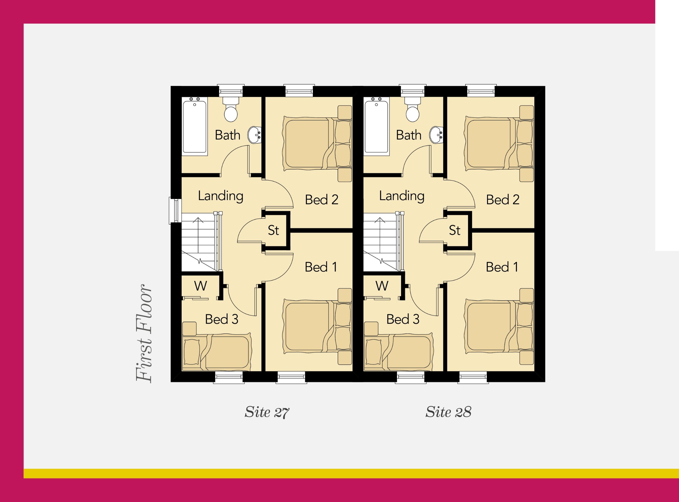 Floorplan 2 of The Carnesure, Enler Village, Newtownards Road, Comber, Bt23 5zw