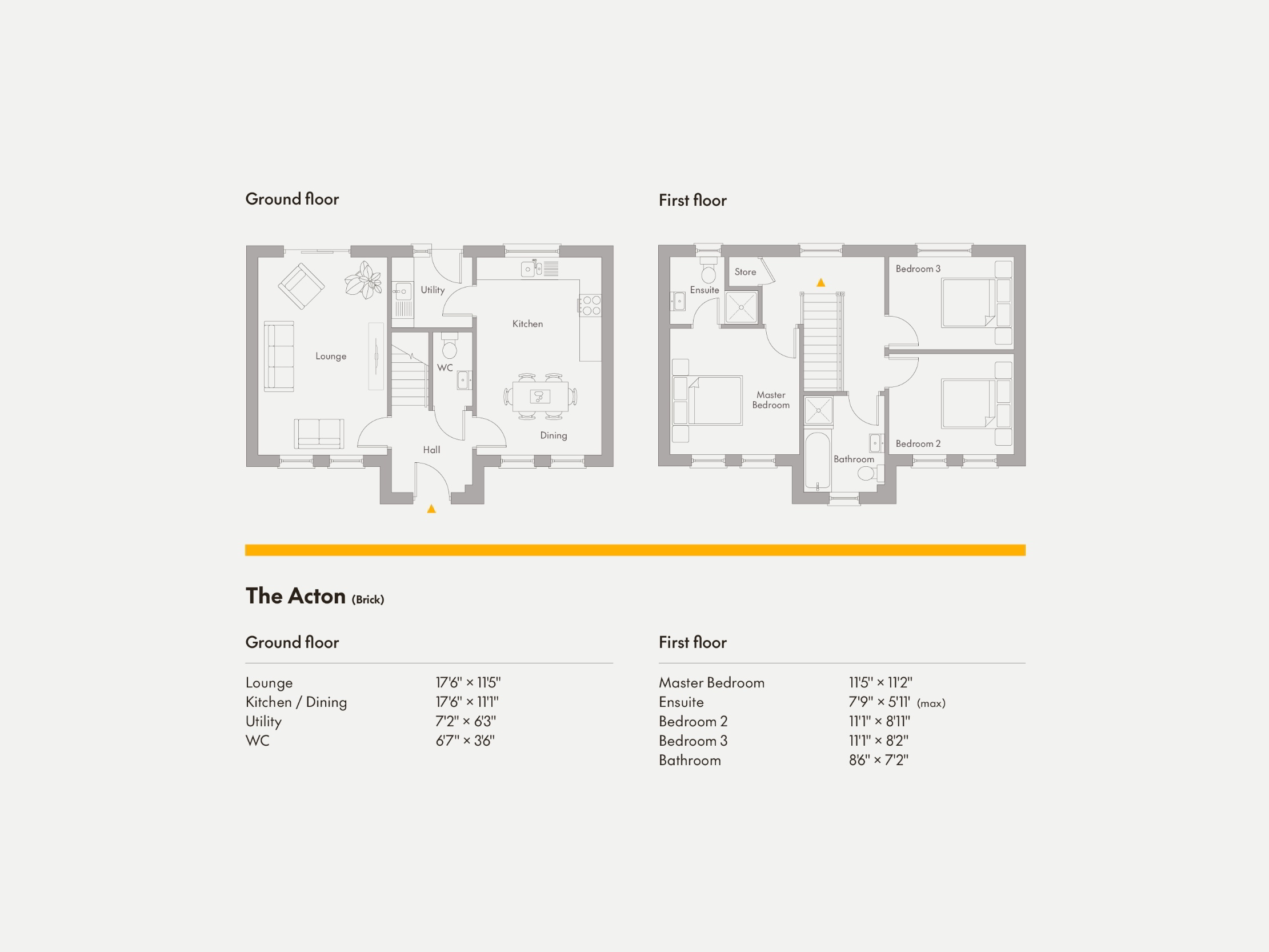 Floorplan 1 of The Acton, Springwater, Jubilee Road, Ballyclare, Bt39 8at