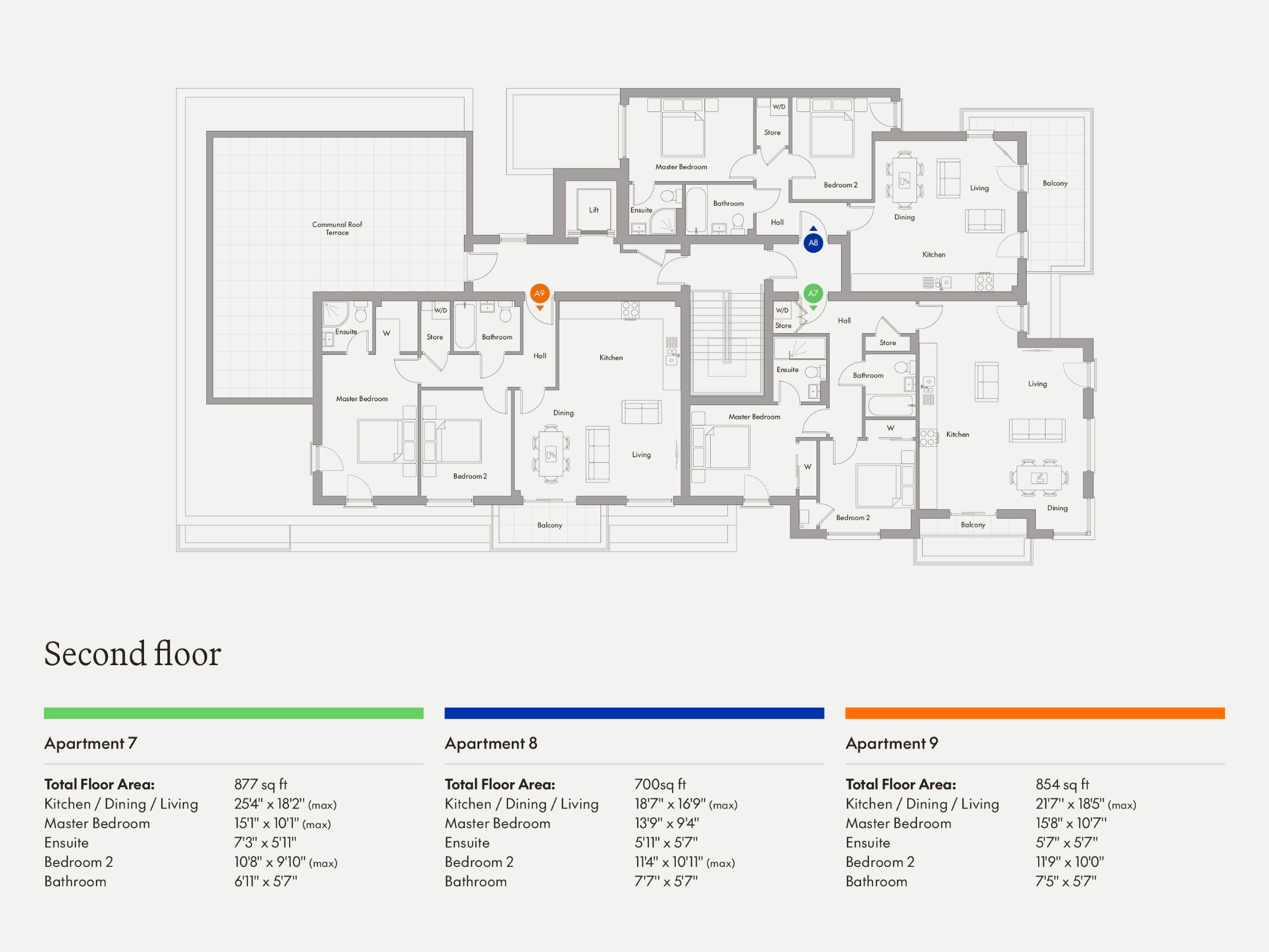 Floorplan 1 of Second Floor, One Three One, 131 North Road, East Belfast, Bt4 3dj