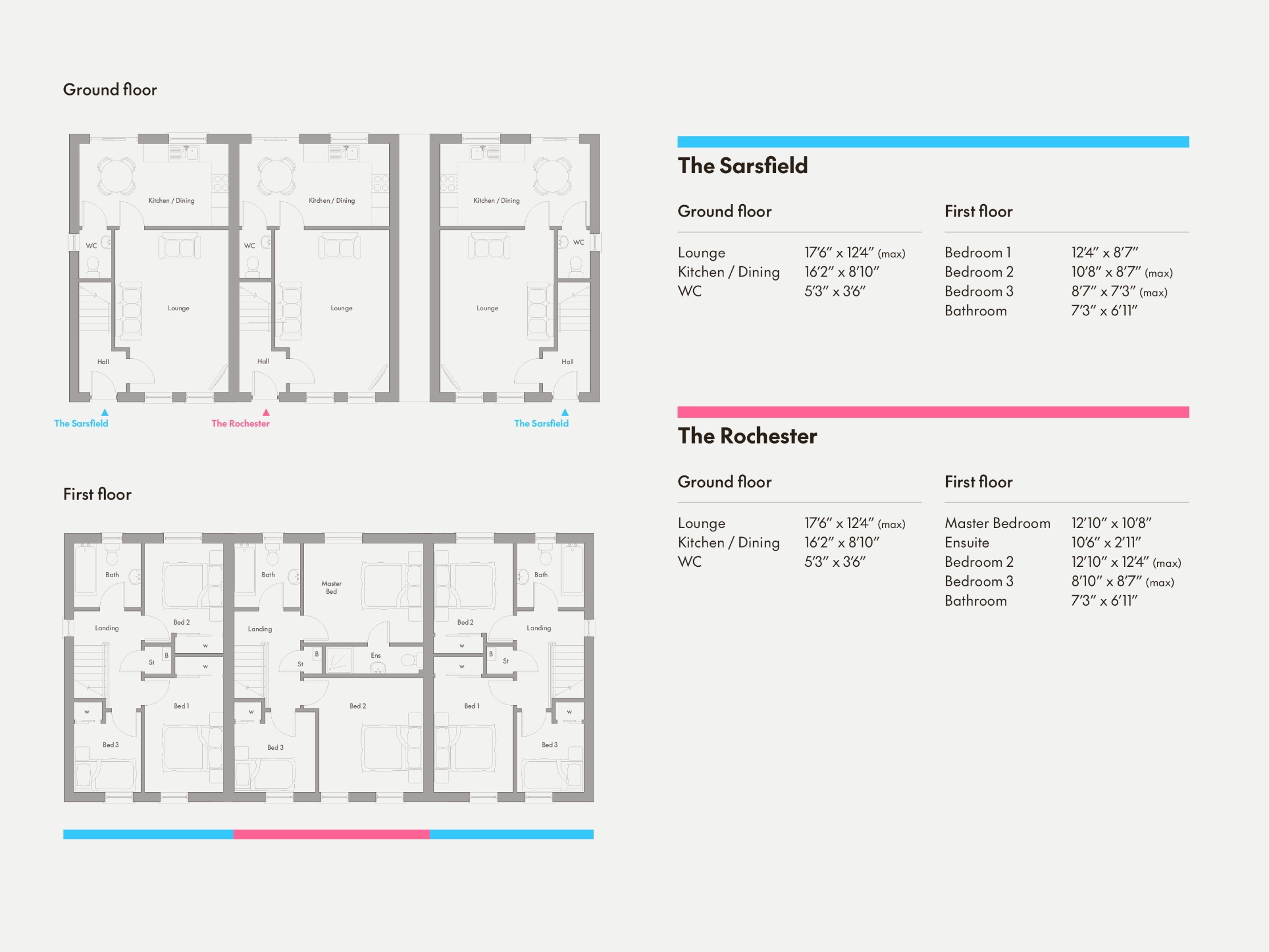 Floorplan 1 of The Rochester, Foxleigh Meadow, Charlotte Street, Ballymoney, Bt53 6fe