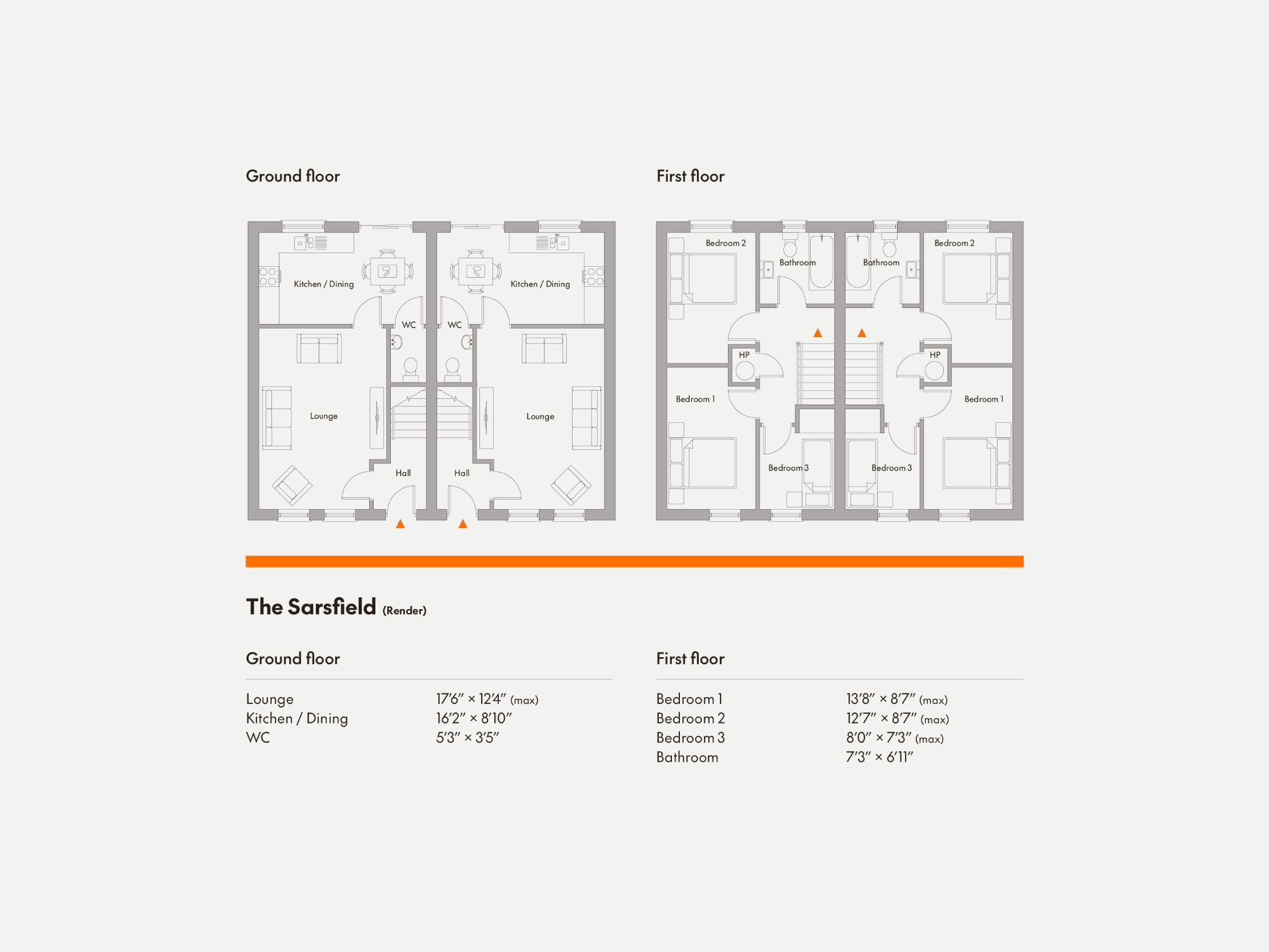 Floorplan 2 of The Sarsfield, Lisnacastle Gardens, Lisnamonaghan Road, Castlecaulfield