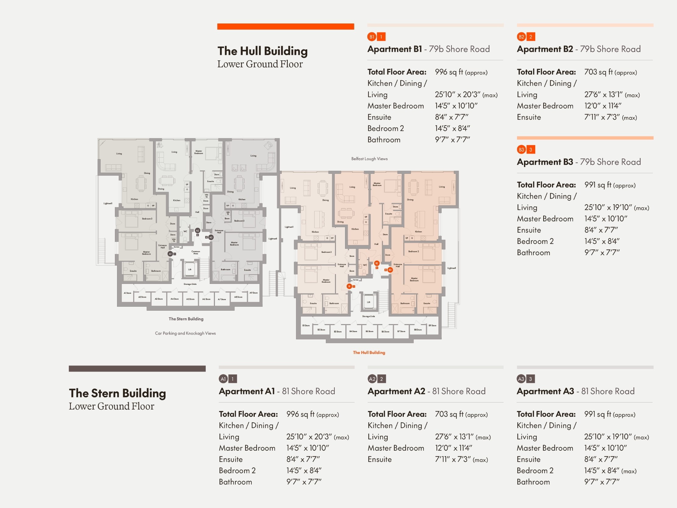 Floorplan 1 of The Hull Building B3, Water's Edge, Shore Road, Greenisland