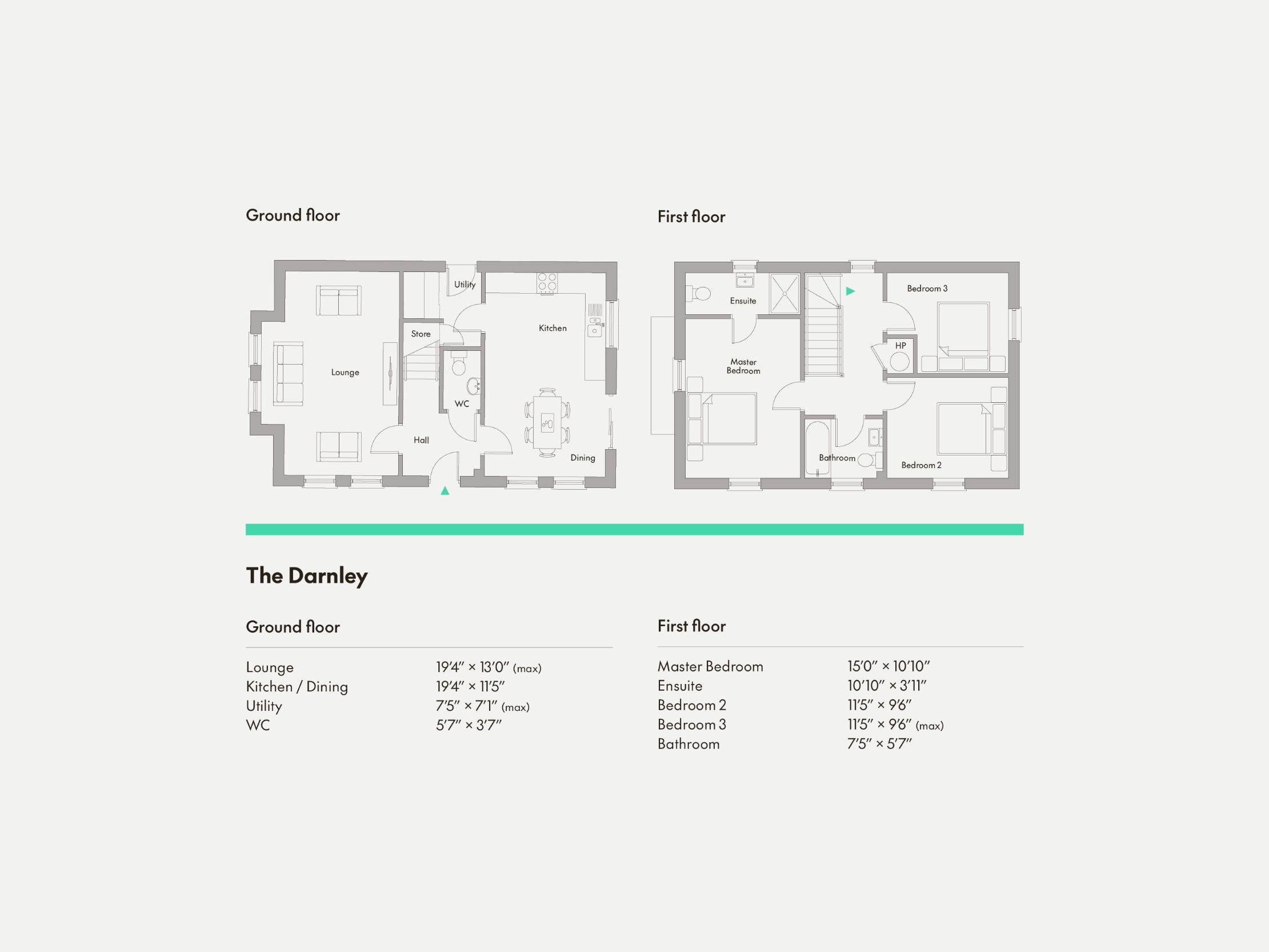 Floorplan 1 of The Darnley, Lisnacastle Gardens, Lisnamonaghan Road, Castlecaulfield