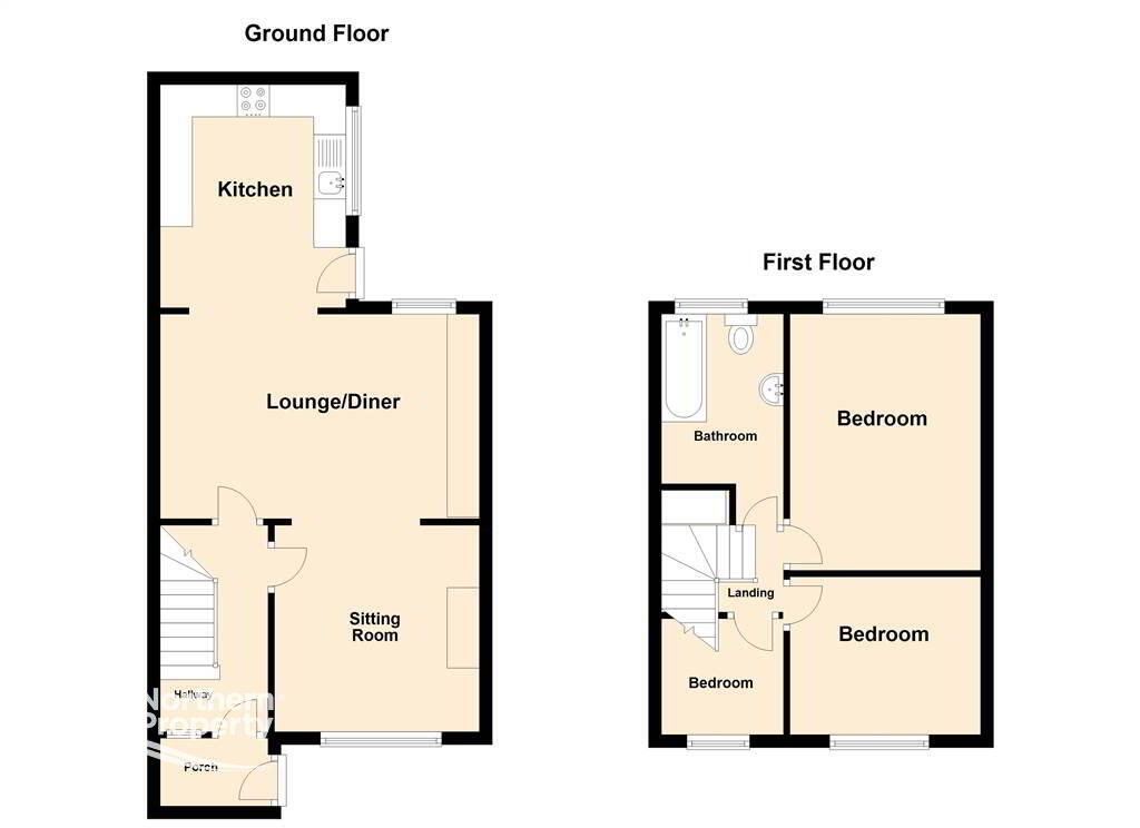 Floorplan 1 of 34 Fallswater Drive, Belfast