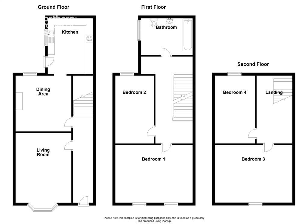 Floorplan 1 of 60 Springfield Road, Belfast