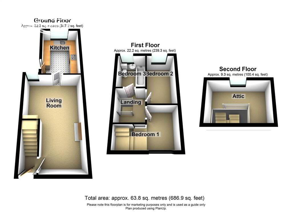 Floorplan 2 of 131 St James Road, Belfast