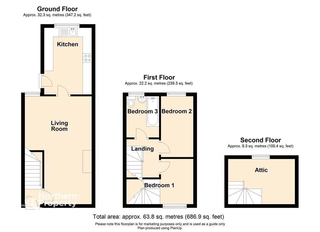 Floorplan 1 of 131 St James Road, Belfast