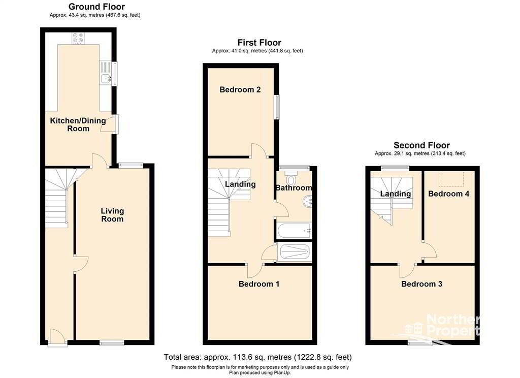 Floorplan 1 of 25 Crocus Street, Belfast