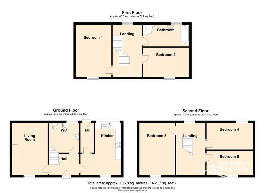 Floorplan 1 of 5 Milford Place, Belfast