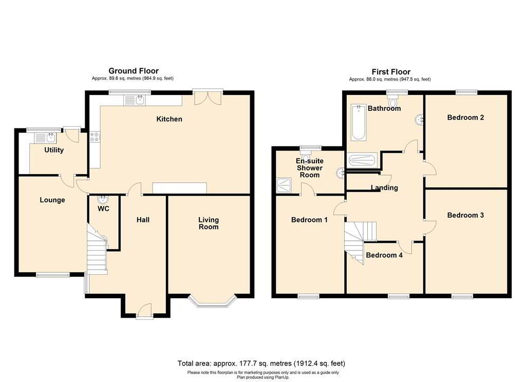 Floorplan 1 of 21 Mount Eagles Way, Dunmurry, Belfast