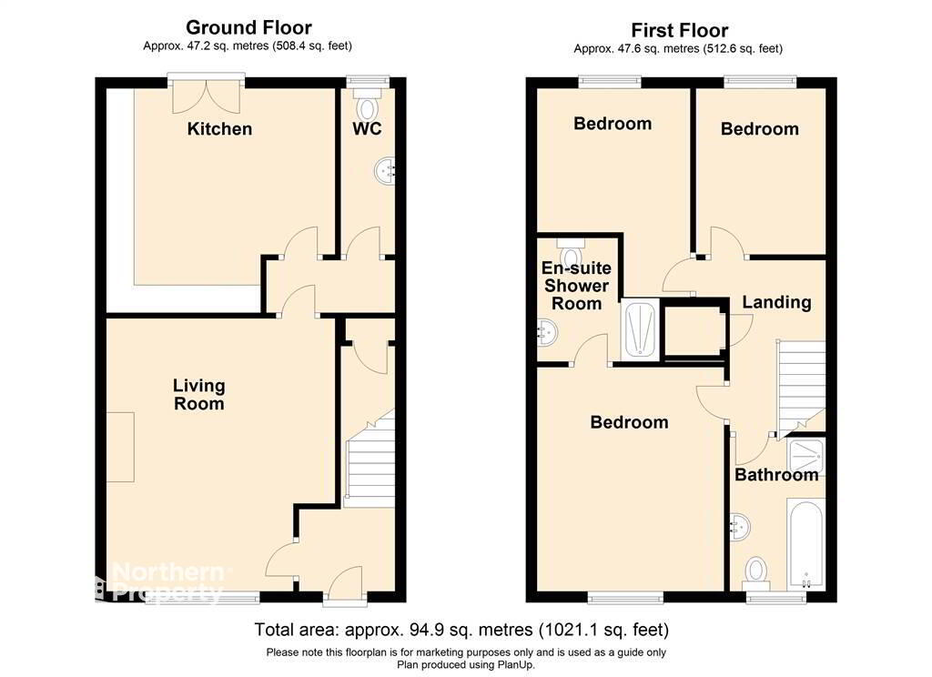 Floorplan 1 of 1 Lady Wallace Way, Lisburn