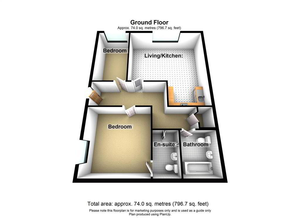 Floorplan 2 of 508 College Court Central, 56 King Street, Belfast