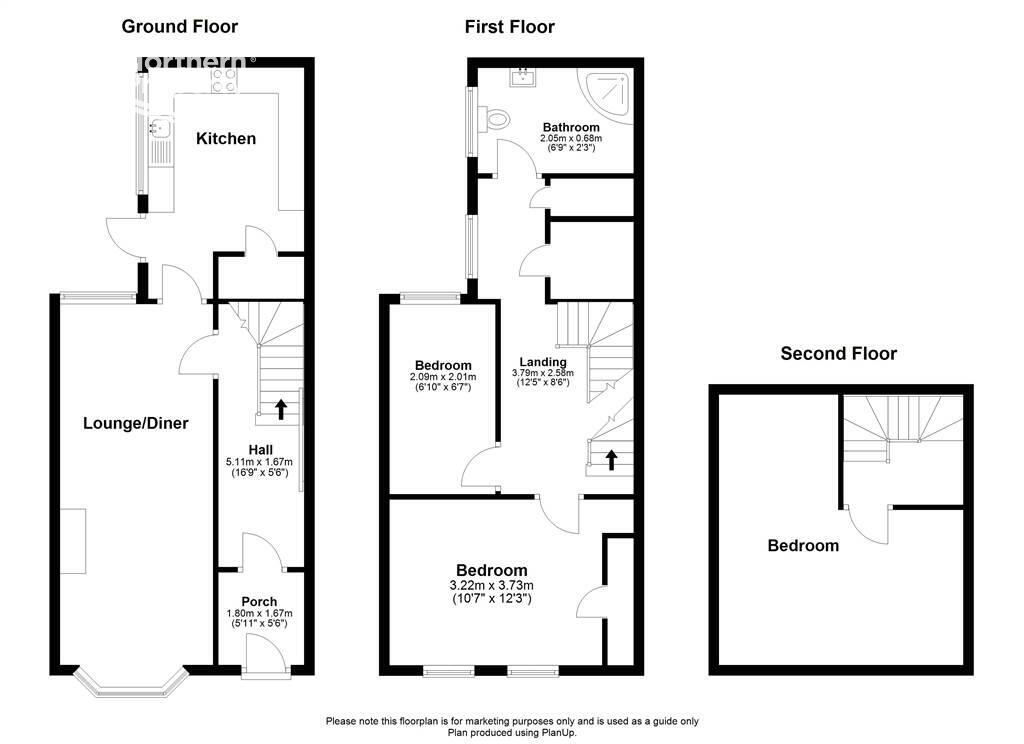 Floorplan 2 of 93 Cavendish Street, Belfast