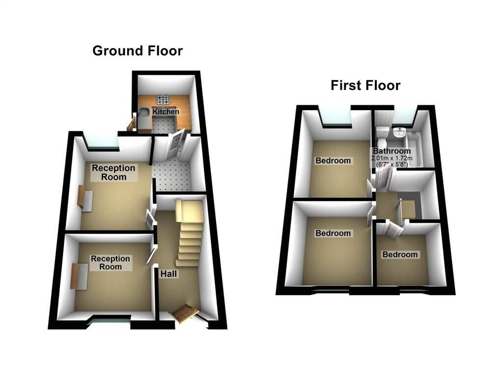 Floorplan 2 of 23 Iveagh Drive, Falls Road, Belfast
