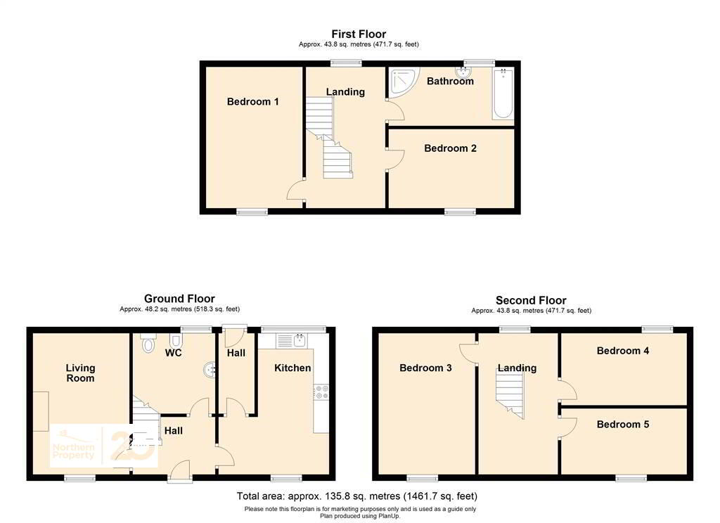 Floorplan 1 of 5 Milford Place, Belfast
