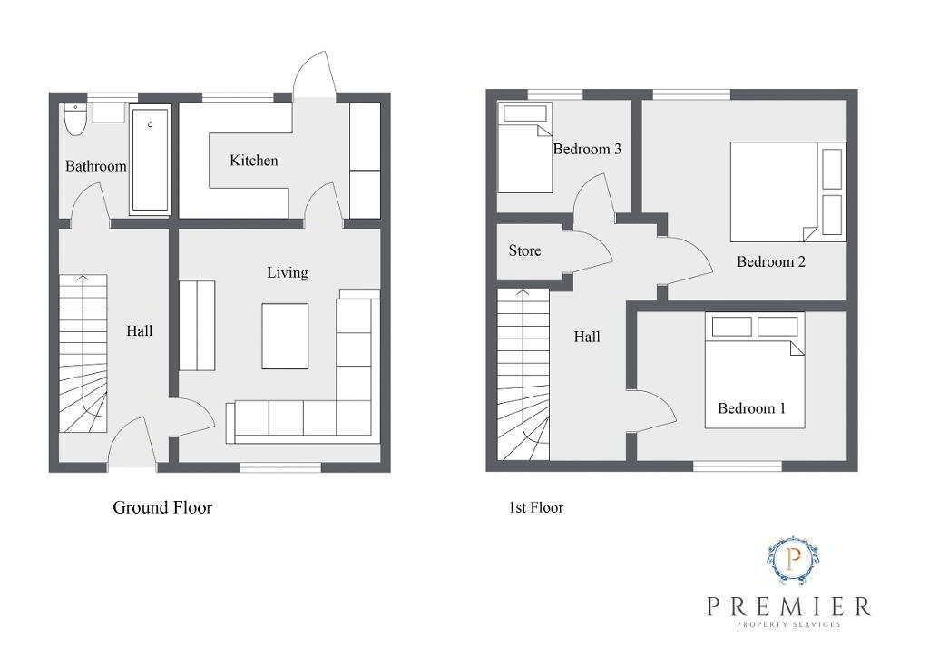 Floorplan 2 of 27 Bellevue Terrace, Richhill