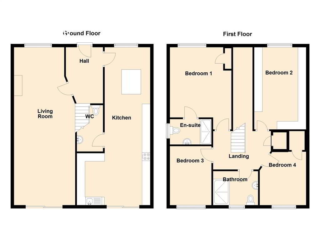 Floorplan 1 of 12 Killultagh Heights, Glenavy, Crumlin