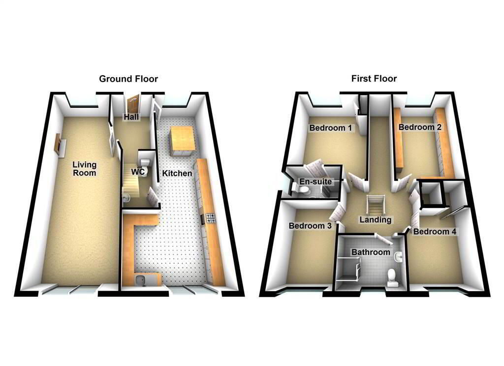Floorplan 2 of 12 Killultagh Heights, Glenavy, Crumlin