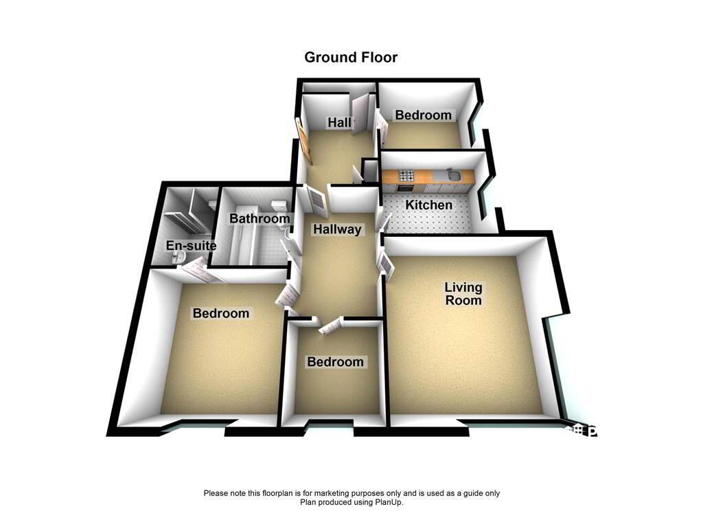 Floorplan 1 of Apt, 3, 1 St Anne's Lane, Belfast
