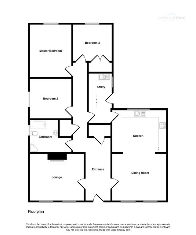 Floorplan 1 of 25 Golf Course Road, Newtownstewart