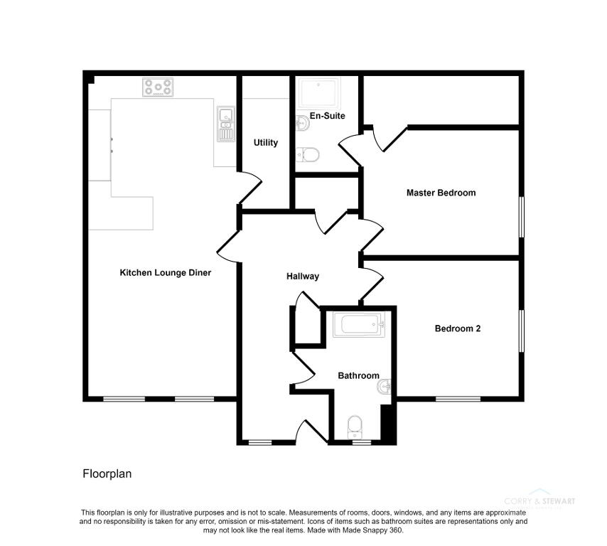 Floorplan 1 of 3 Highfield Court, Omagh