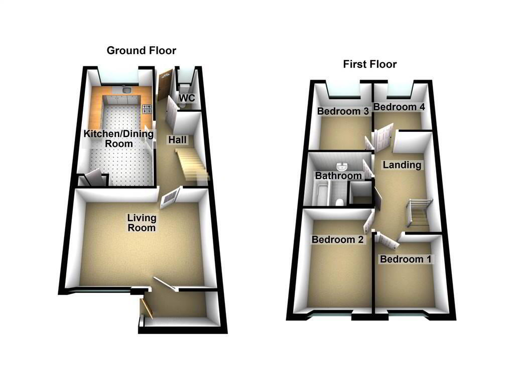 Floorplan 1 of 14 Mcdonnell Street, Falls Road, Belfast