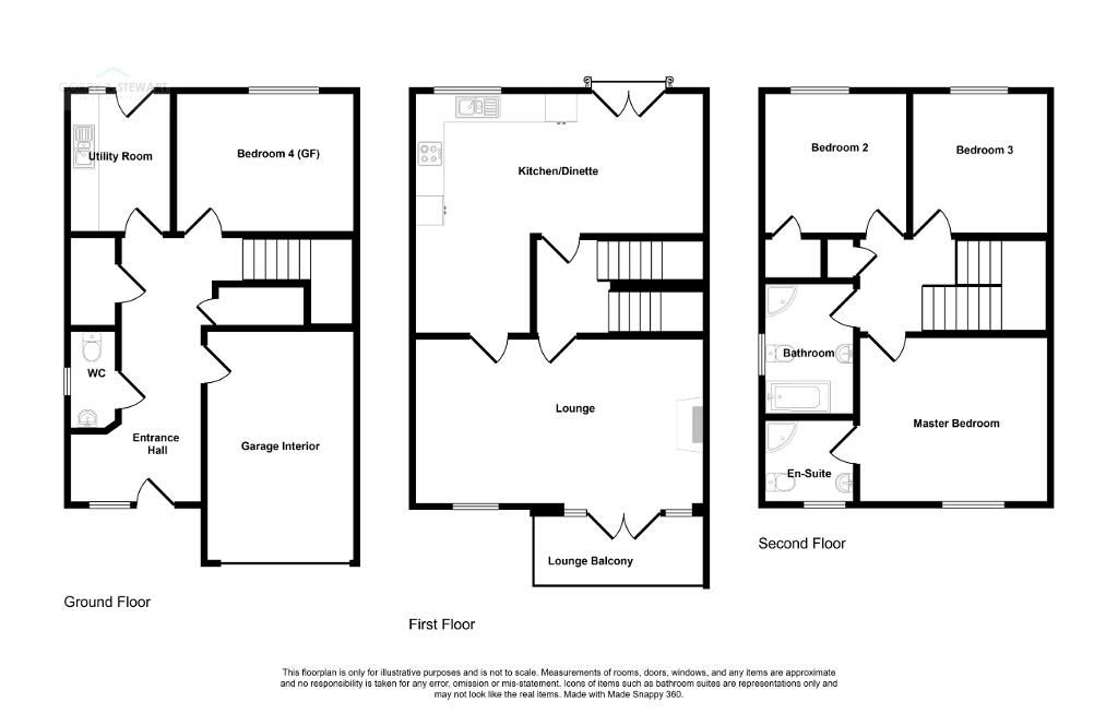 Floorplan 1 of 12 Creaghmore Glen, Drumquin