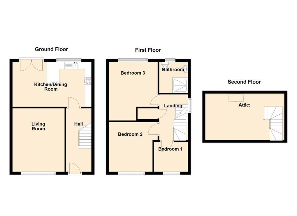 Floorplan 1 of 128 Hawthorn Glen, Belfast