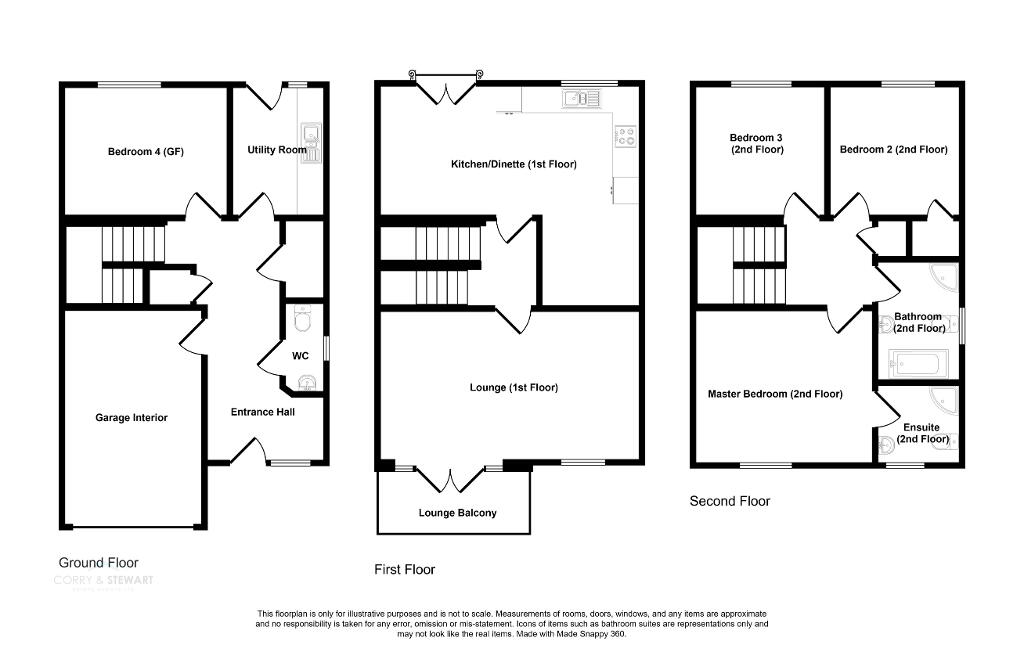 Floorplan 1 of 18 Creaghmore Glen, Drumquin