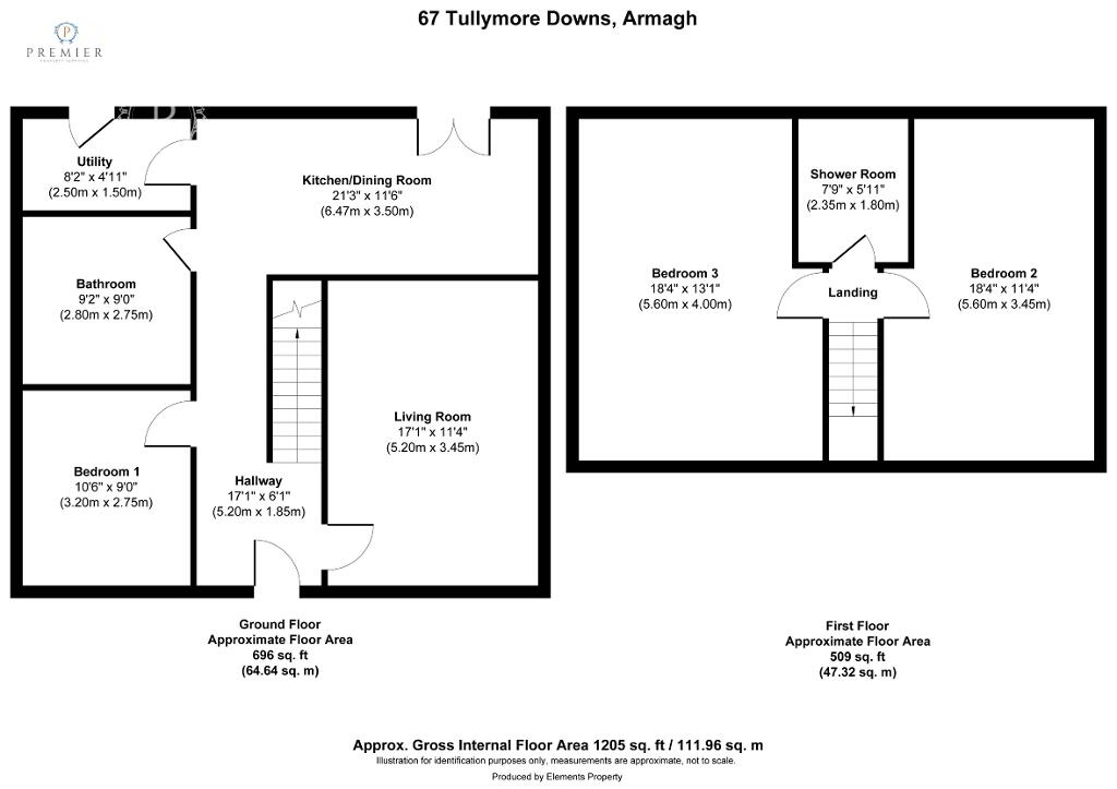 Floorplan 1 of 67 Tullymore Downs, Armagh