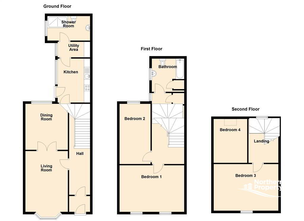 Floorplan 1 of 201 Springfield Road, Belfast